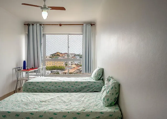 Apartamento, Ate 4 Pessoas,20 Metros Da Praia Do Sonho, Pe Na Areia,100 Mb Wi-Fi